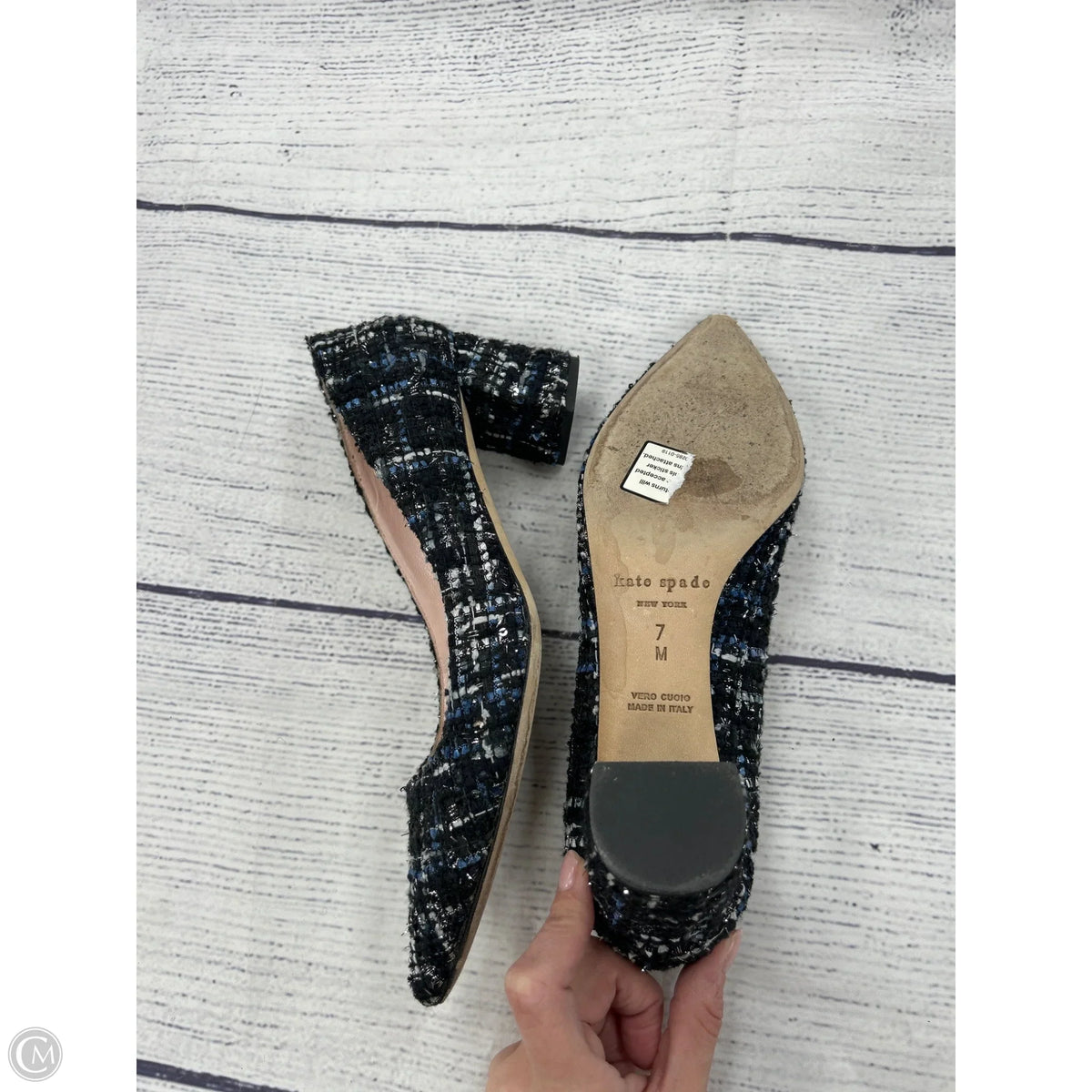 Shoes Designer By Kate Spade In Black, Size: 7
