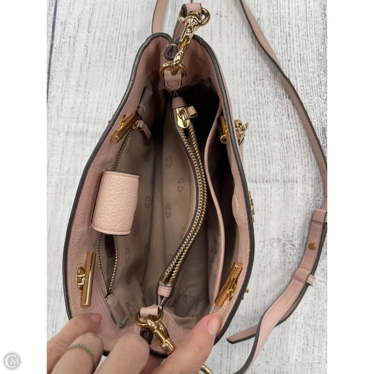 Crossbody Designer By Tory Burch, Size: Medium