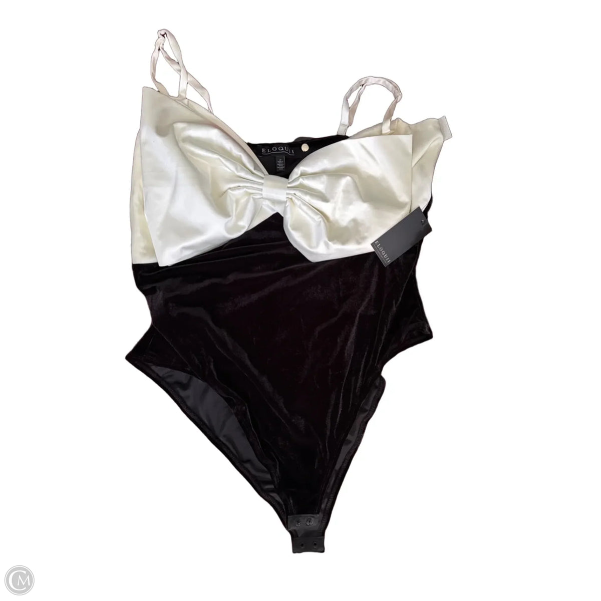 Bodysuit By Eloquii In Black & White, Size: 14