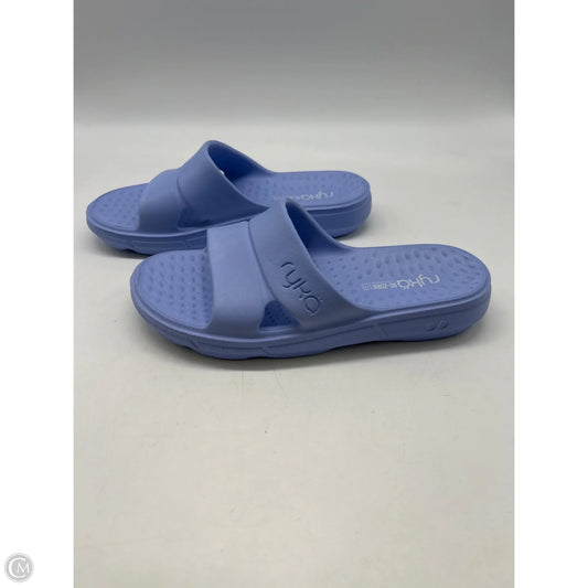 Sandals Flip Flops By Ryka In Blue, Size: 7