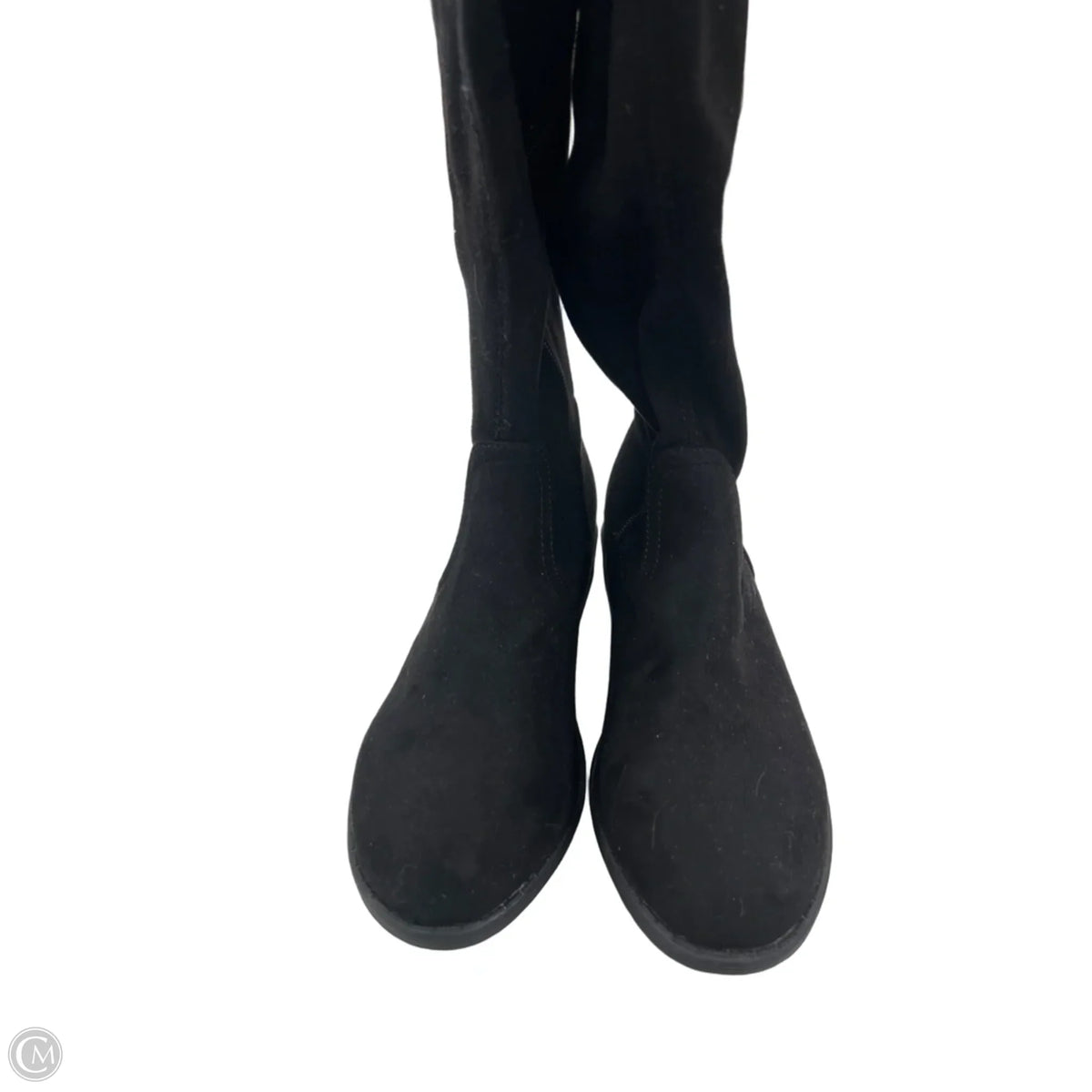 Boots Knee Flats By Bamboo In Black, Size: 7.5