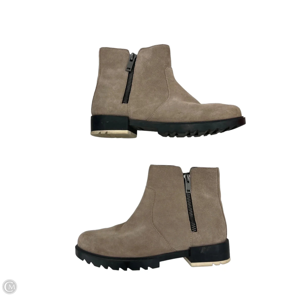 Boots Ankle Heels By Sorel In Tan, Size: 6.5