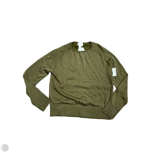 Top Long Sleeve By H&m In Green, Size: Xs