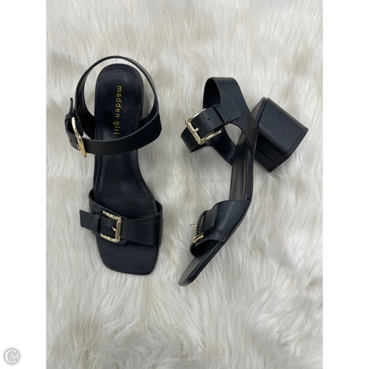 Sandals Heels Block By Madden Girl In Black, Size: 10