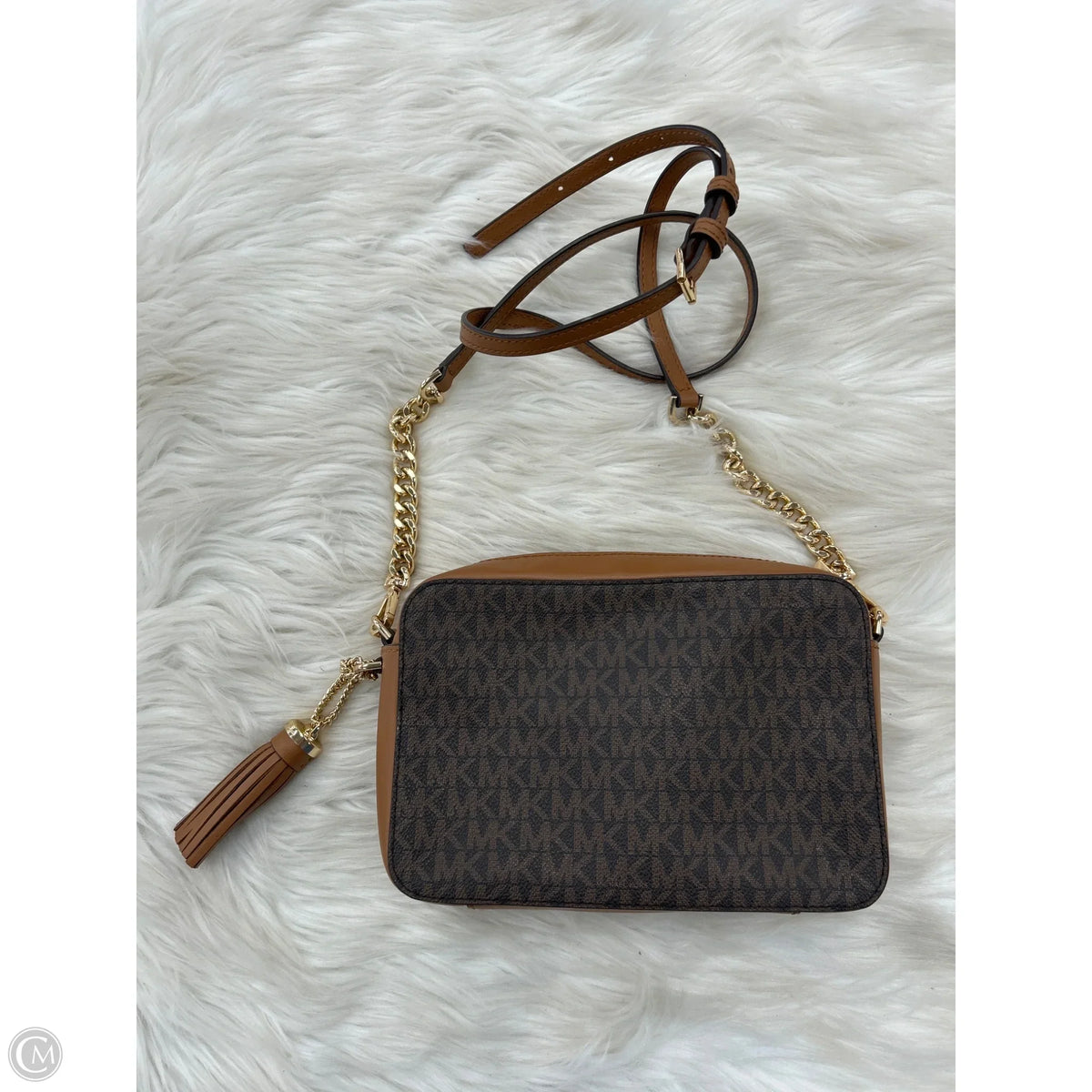 Crossbody Designer By Michael Kors, Size: Medium