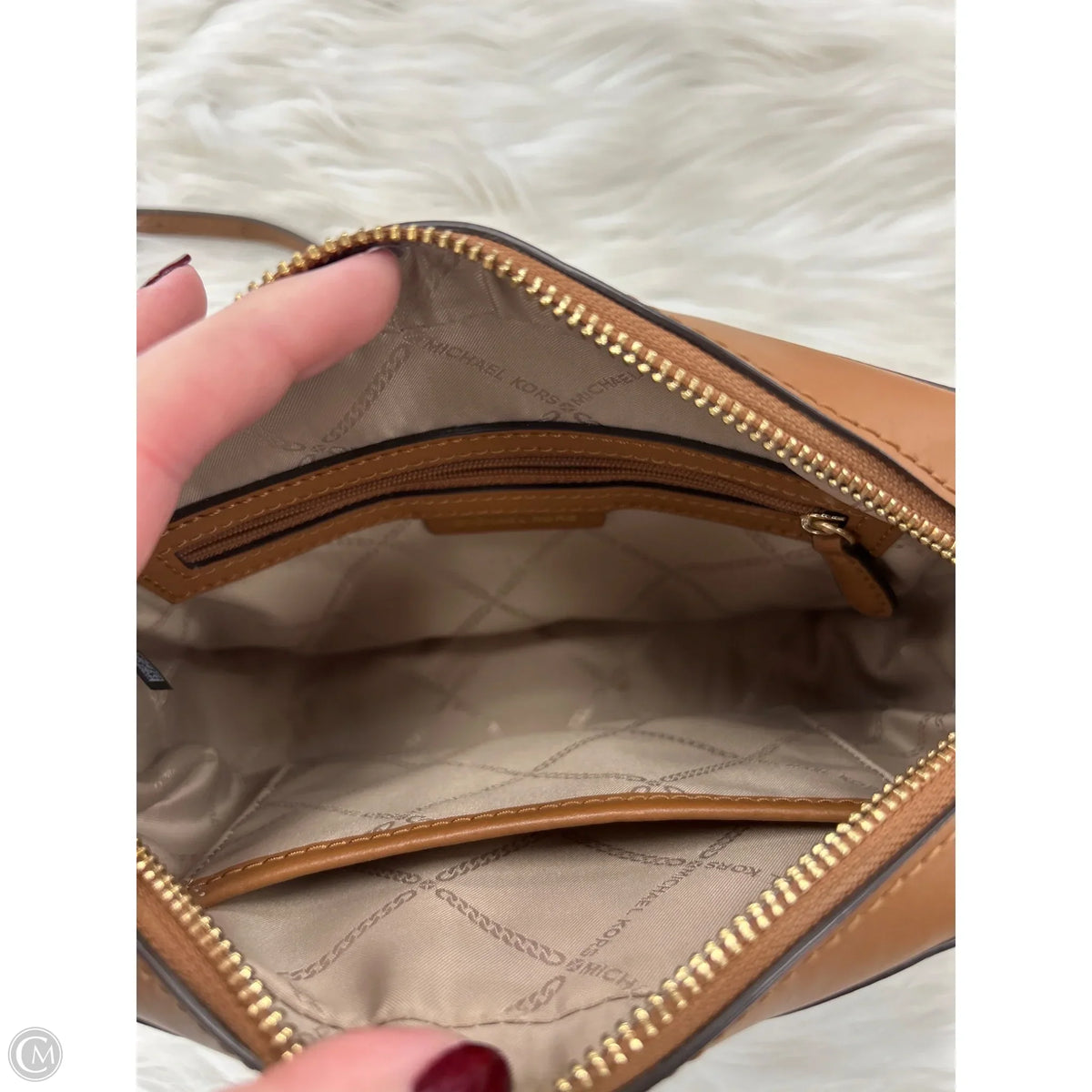 Crossbody Designer By Michael Kors, Size: Medium