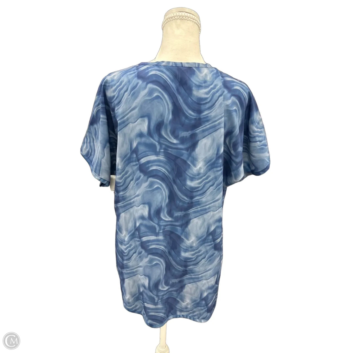Top Short Sleeve By Clothes Mentor In Blue, Size: M