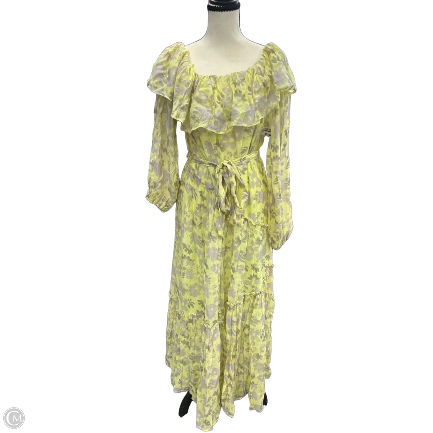 Dress Casual Maxi By Astr In Yellow, Size: L