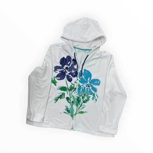 Jacket Other By Susan Graver In White, Size:Xl