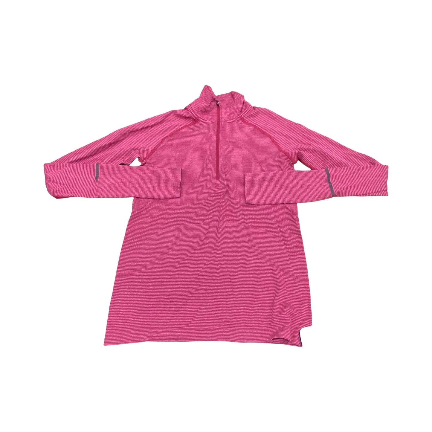 Athletic Top Ls Collar By Lululemon In Red, Size:8