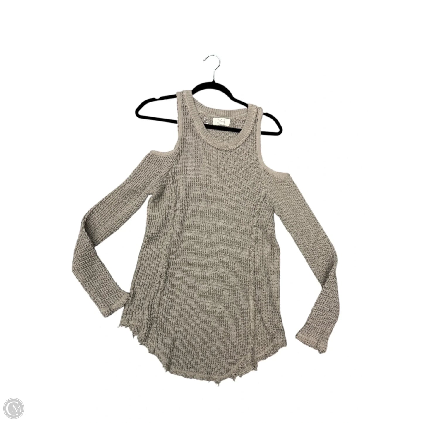 Sweatshirt Crewneck By Cmb In Beige, Size: M