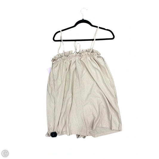 Romper By Shein In Tan, Size: M