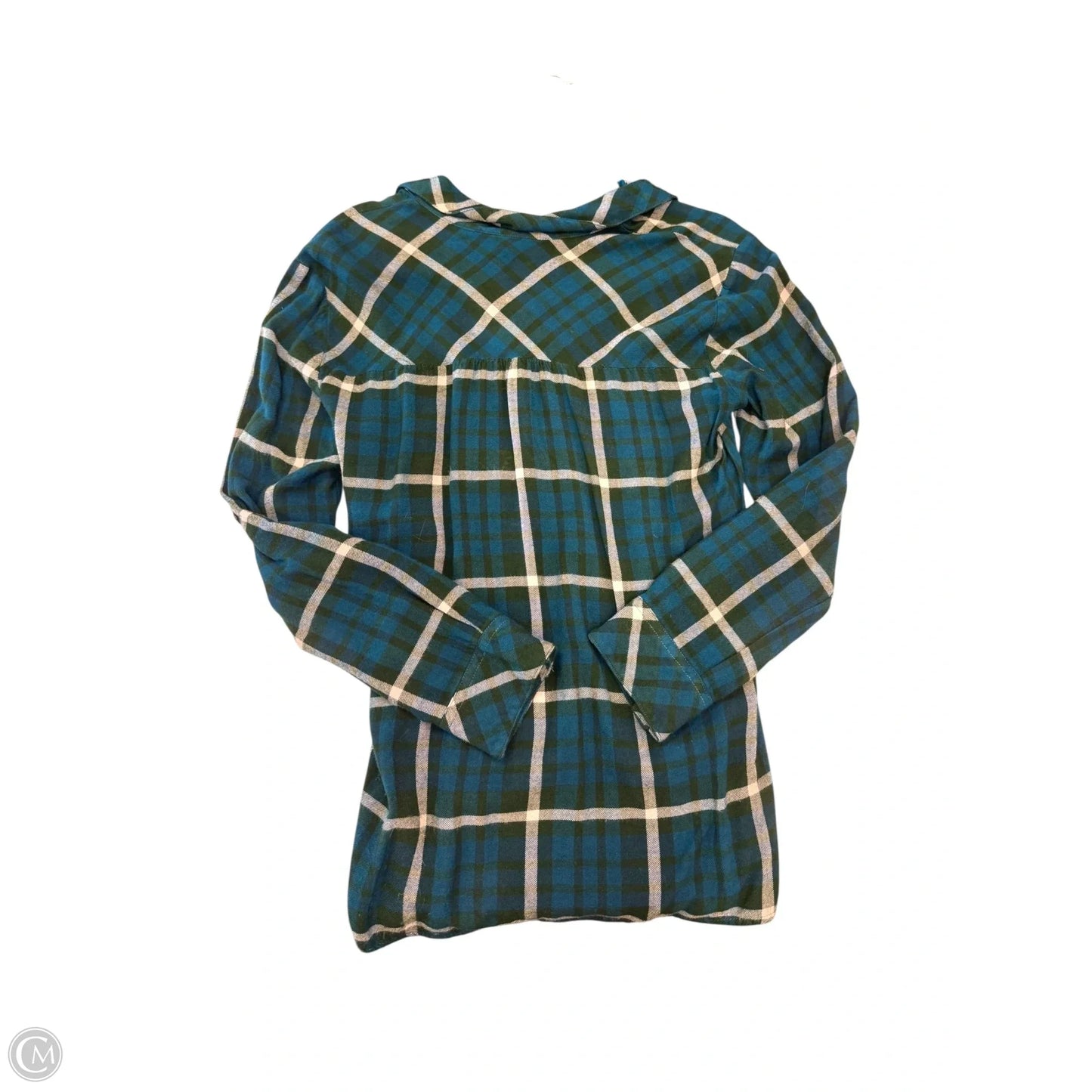 Blouse Long Sleeve By Sanctuary In Teal, Size: M