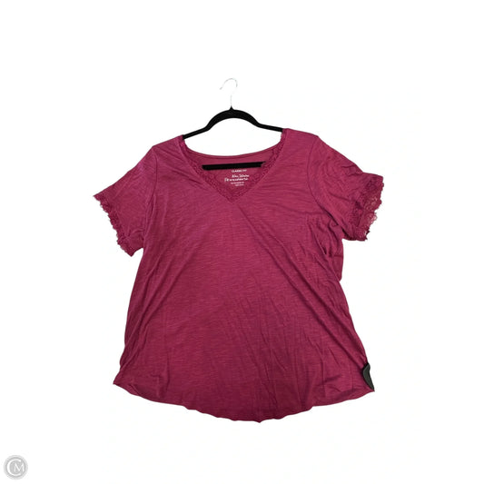 Top Short Sleeve By Torrid In Pink, Size: M