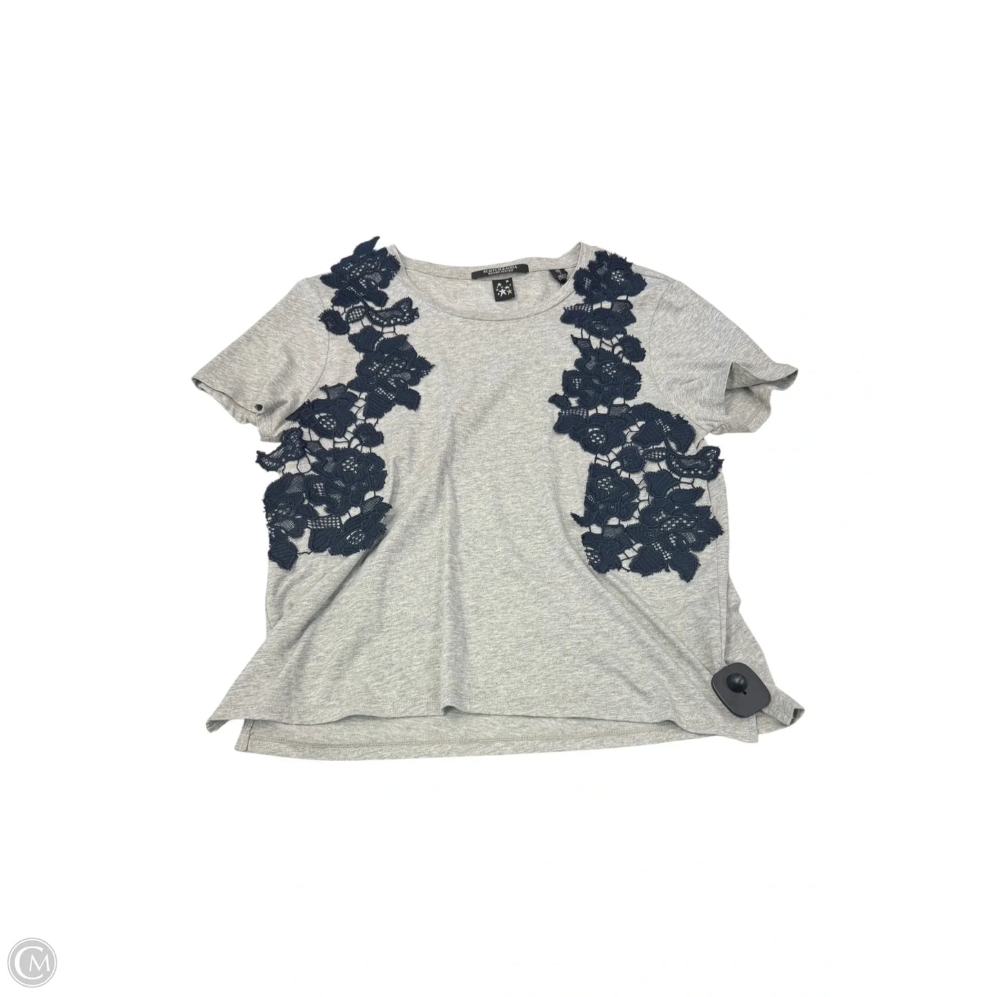 Top Short Sleeve By Scotch & Soda In Grey, Size: L
