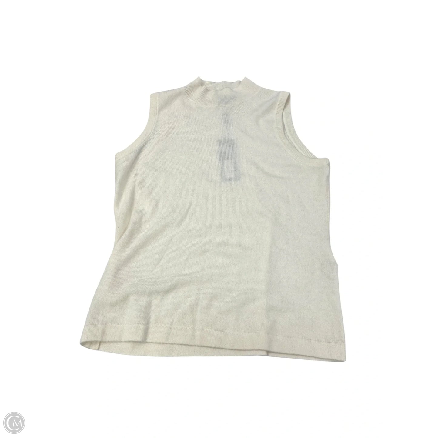 Sweater Cashmere By Misook In Cream, Size: L