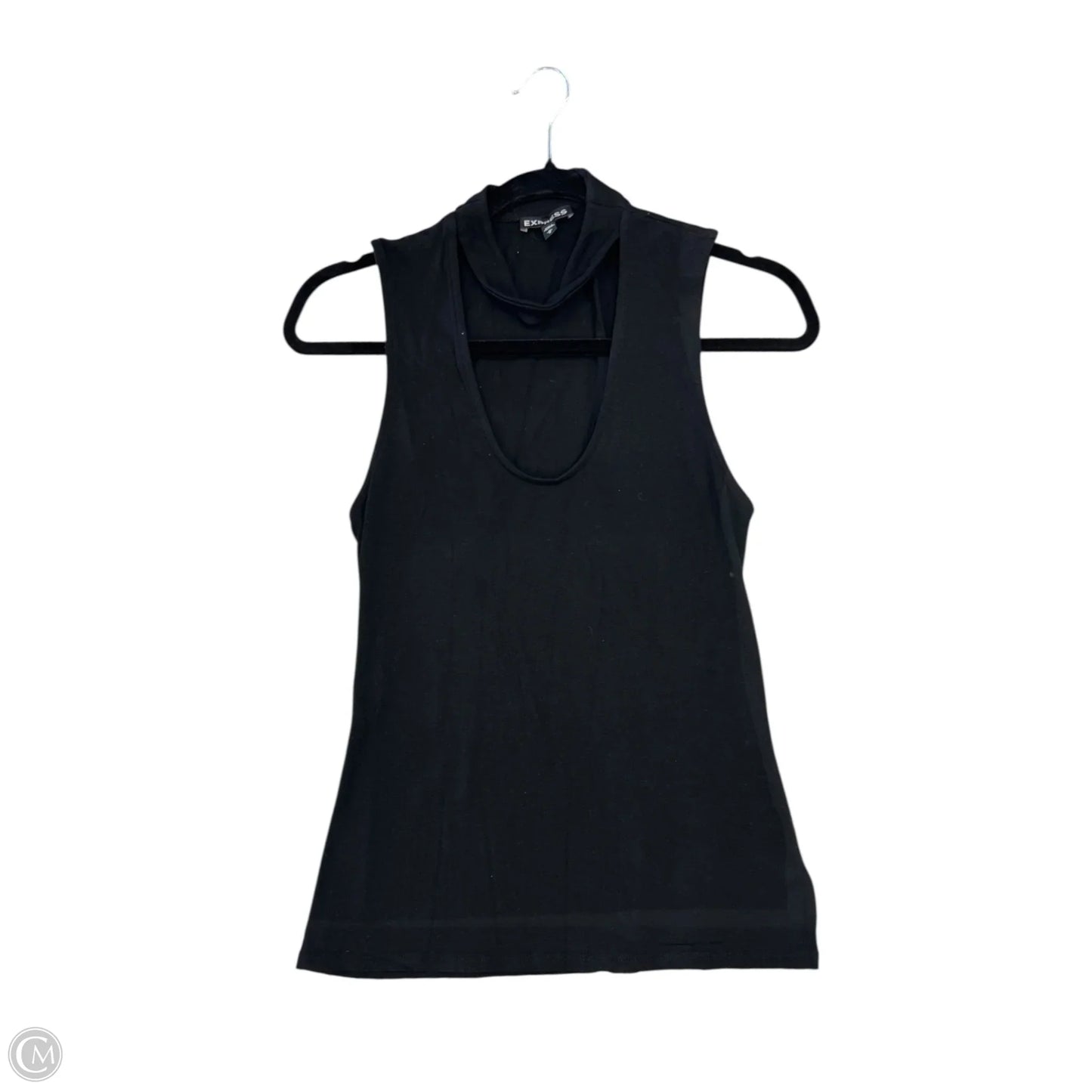 Top Sleeveless By Express In Black, Size: M