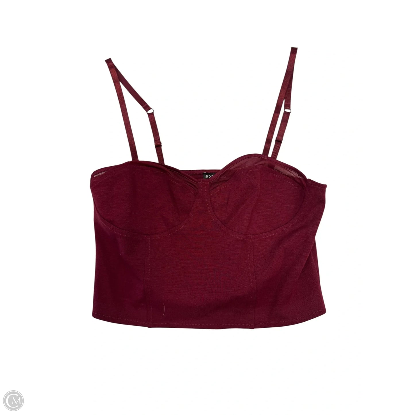 Tank Top By Express In Maroon, Size: M