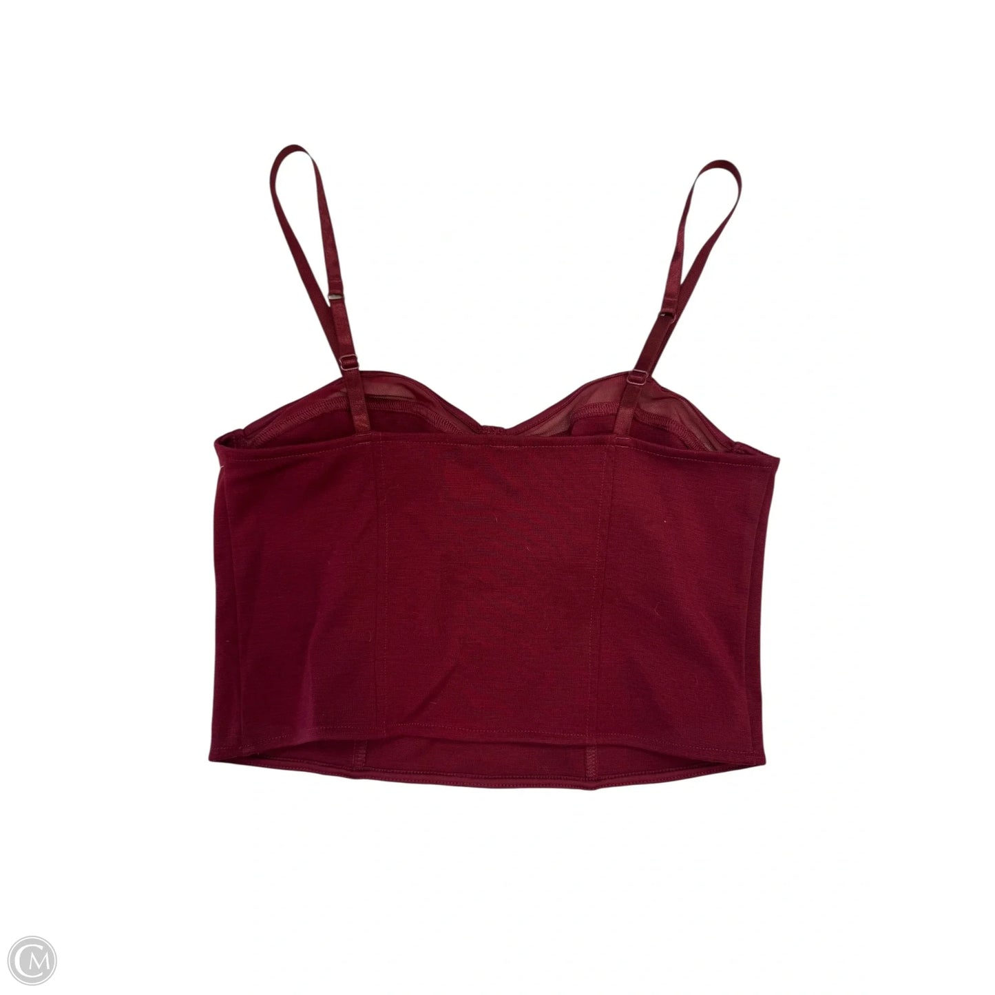 Tank Top By Express In Maroon, Size: M