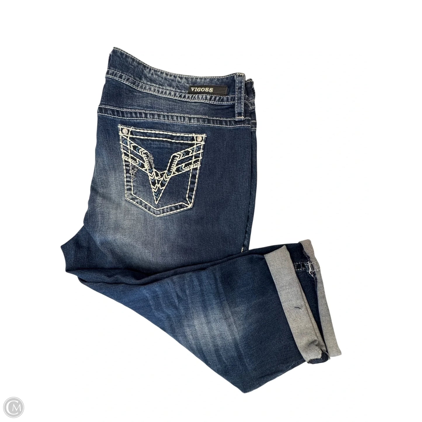 Jeans Cropped By Vigoss In Blue, Size: 24