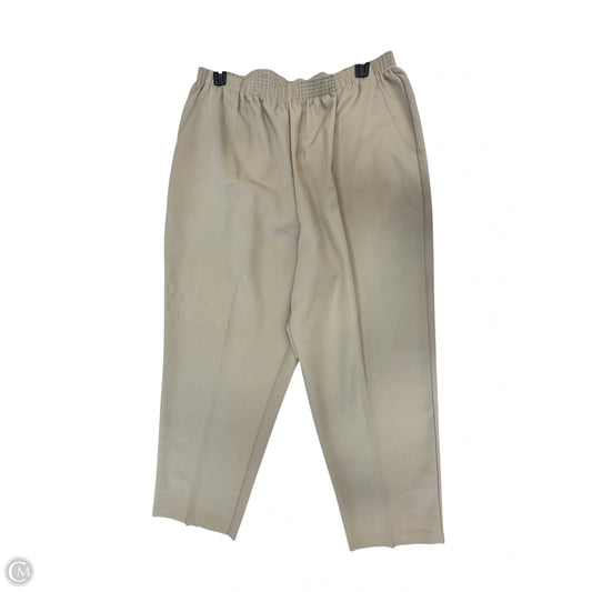 Pants Dress By Briggs In Beige, Size: 24