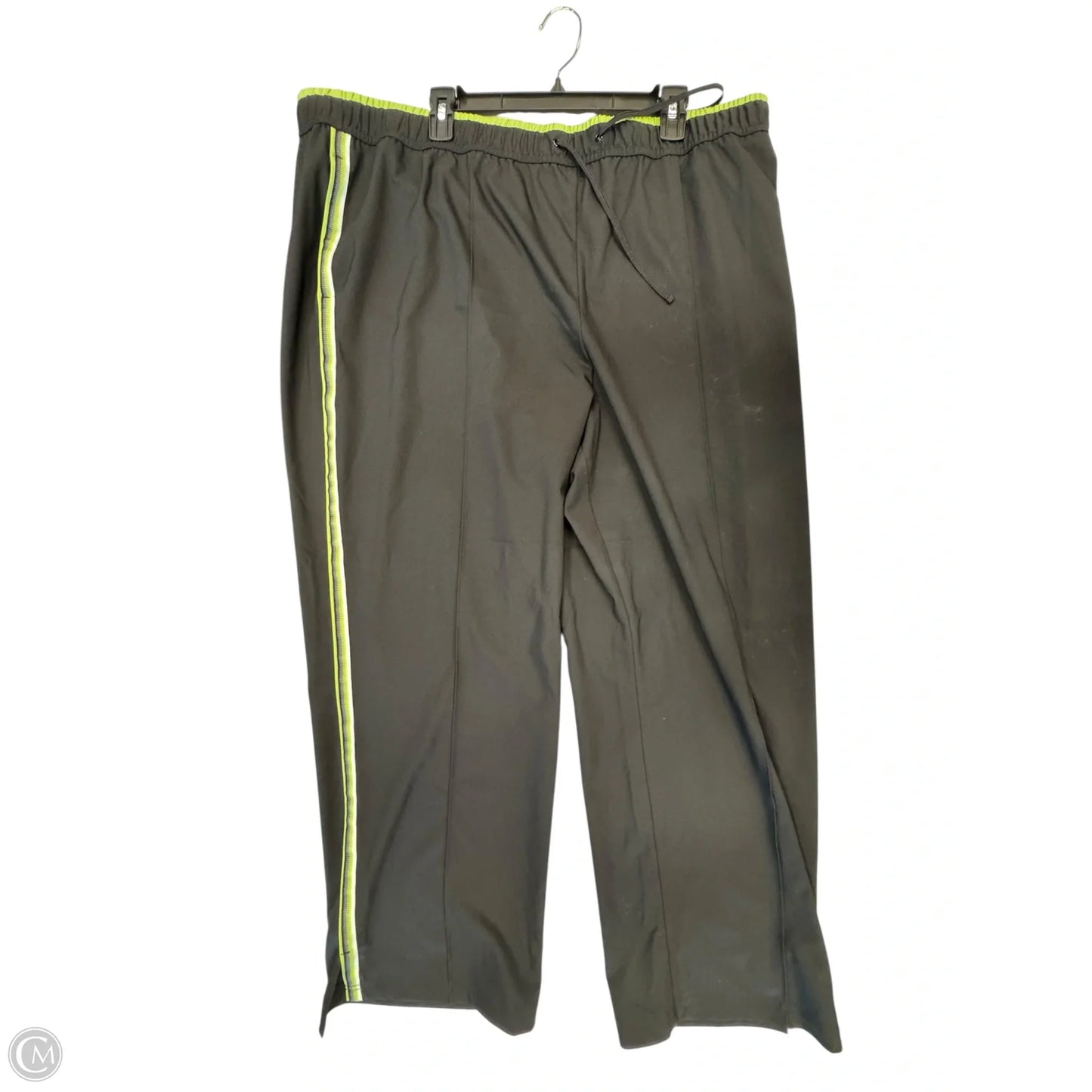 Athletic Pants By Made For Life In Black & Green, Size: 3x