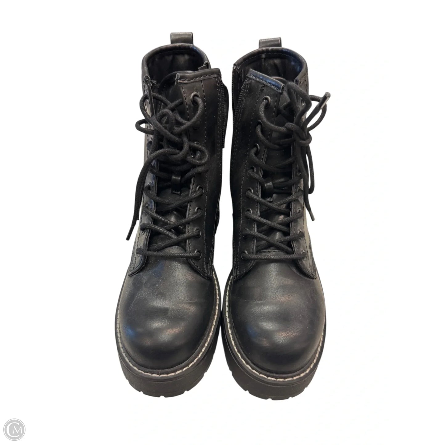 Boots Combat By Madden Girl In Black, Size: 7