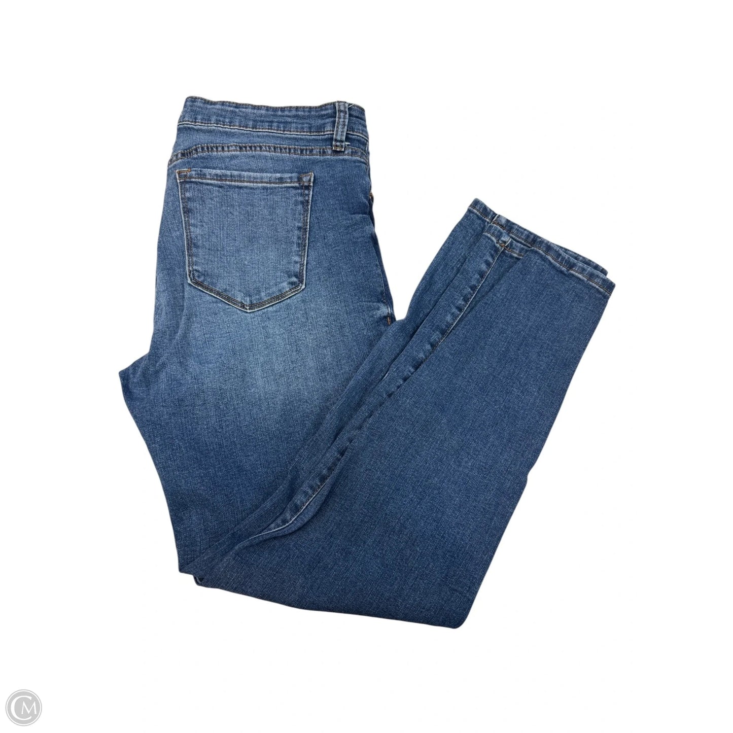 Jeans Straight By Sts Blue In Blue Denim, Size: 14