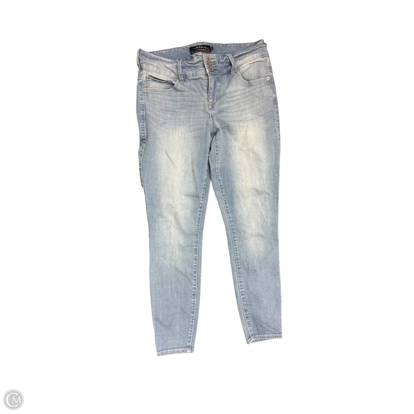 Jeans Skinny By Torrid In Blue Denim, Size: 14