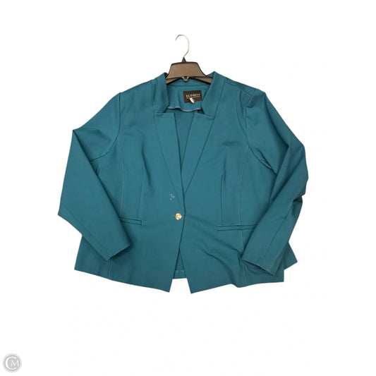 Blazer By Eloquii In Teal, Size: 26