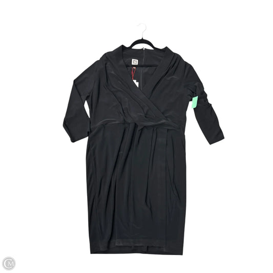 Dress Casual Midi By Anne Klein In Black, Size: 3x