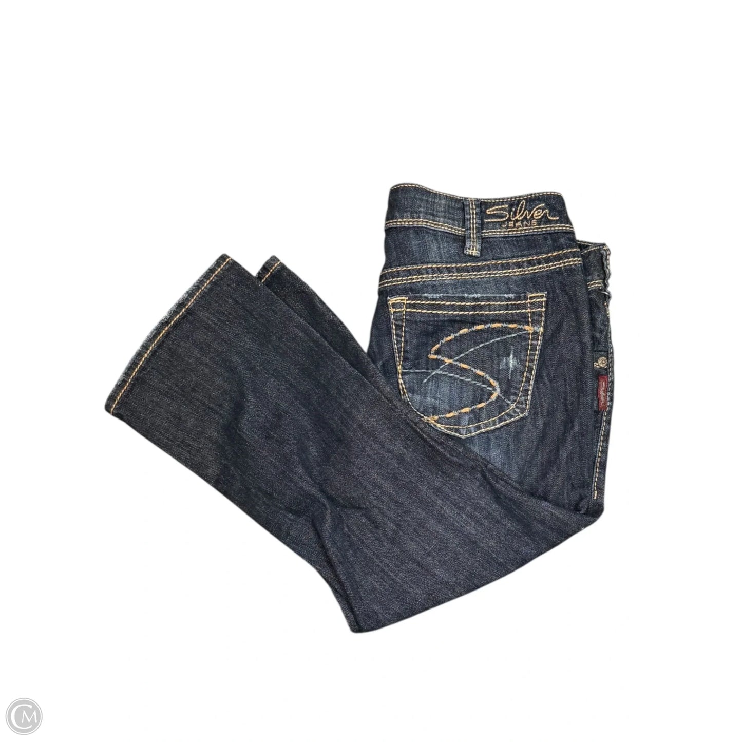 Capris By Silver In Blue Denim, Size: 12