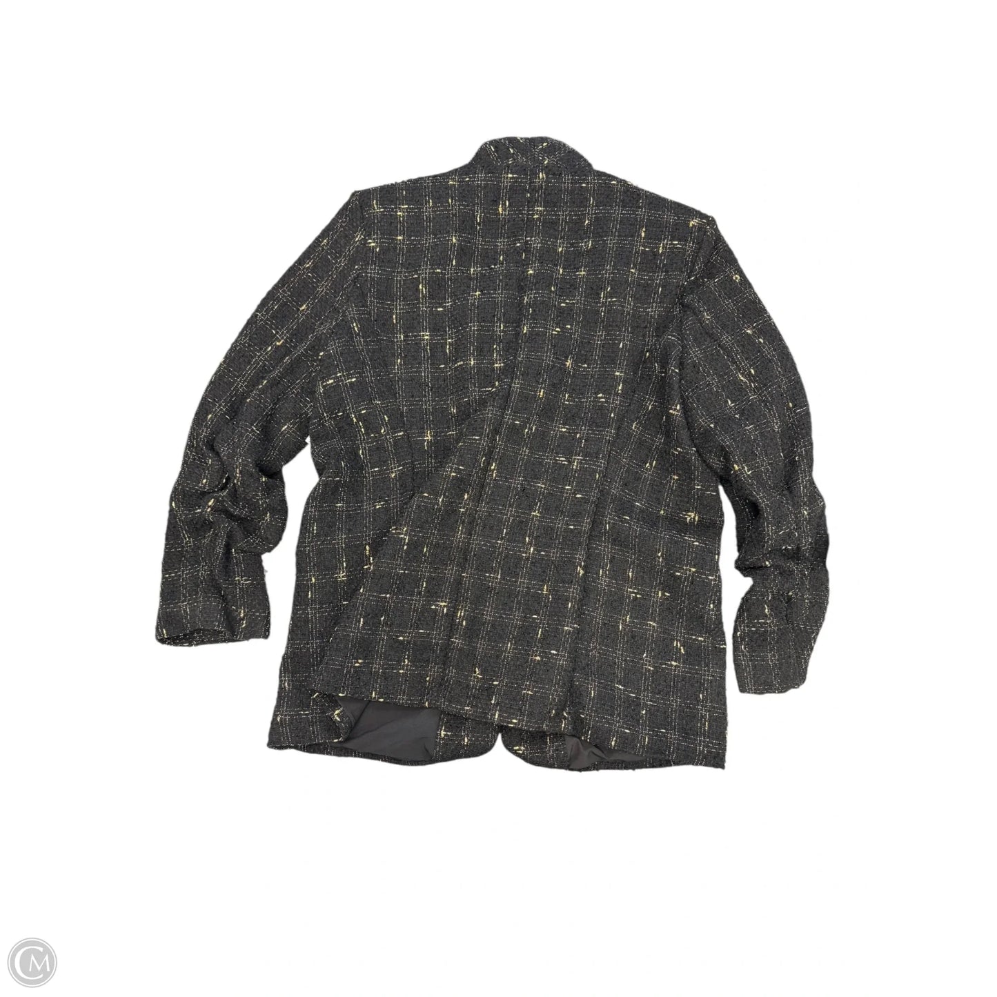 Blazer By Ny Collection In Blue & Gold, Size: M