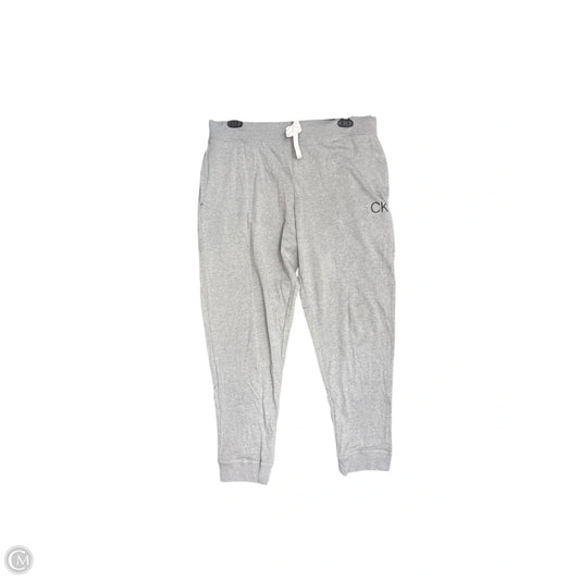 Pajama Pants By Calvin Klein In Grey, Size: Xl