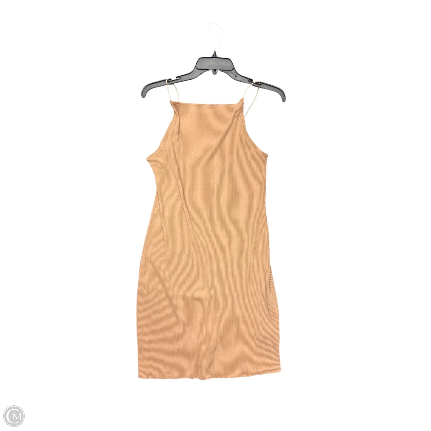 Dress Casual Midi By H&m In Tan, Size: L
