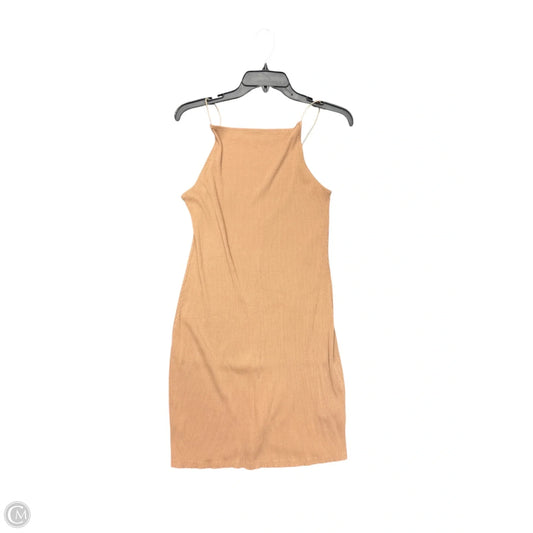Dress Casual Midi By H&m In Tan, Size: L
