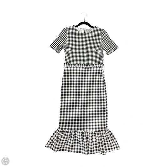 Dress Party Long By Asos In Black & White, Size: 4