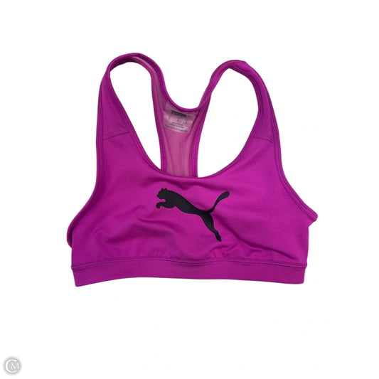 Athletic Bra By Puma In Pink, Size: S