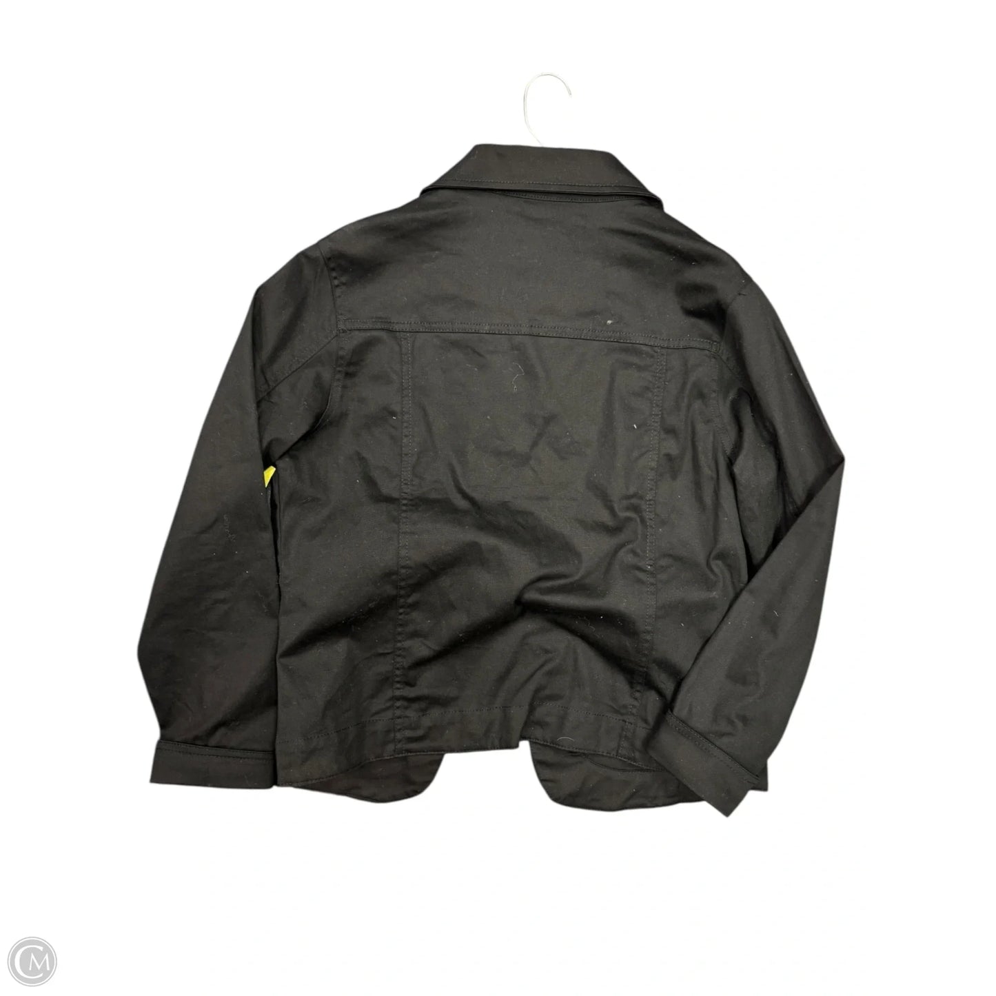 Jacket Denim By Clothes Mentor In Black, Size: M