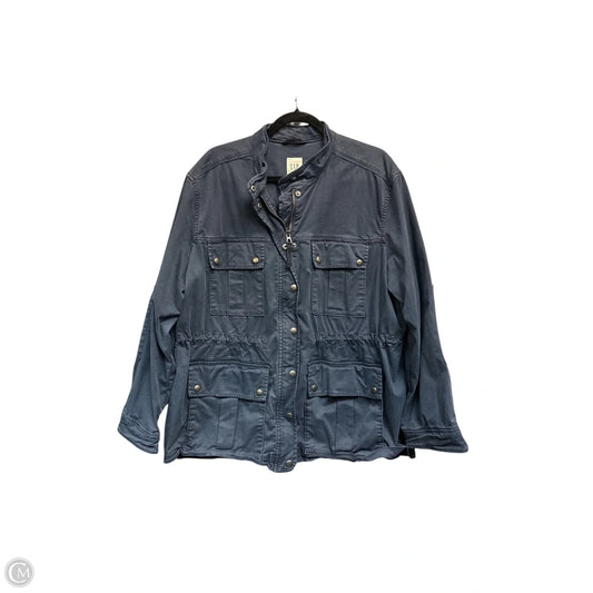 Jacket Denim By Gap In Blue, Size: Xxl
