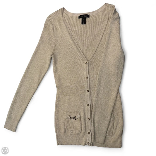 Cardigan By White House Black Market In Gold, Size: M
