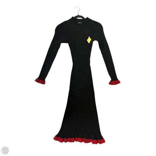 Dress Casual Maxi By Clothes Mentor In Black & Red, Size: S