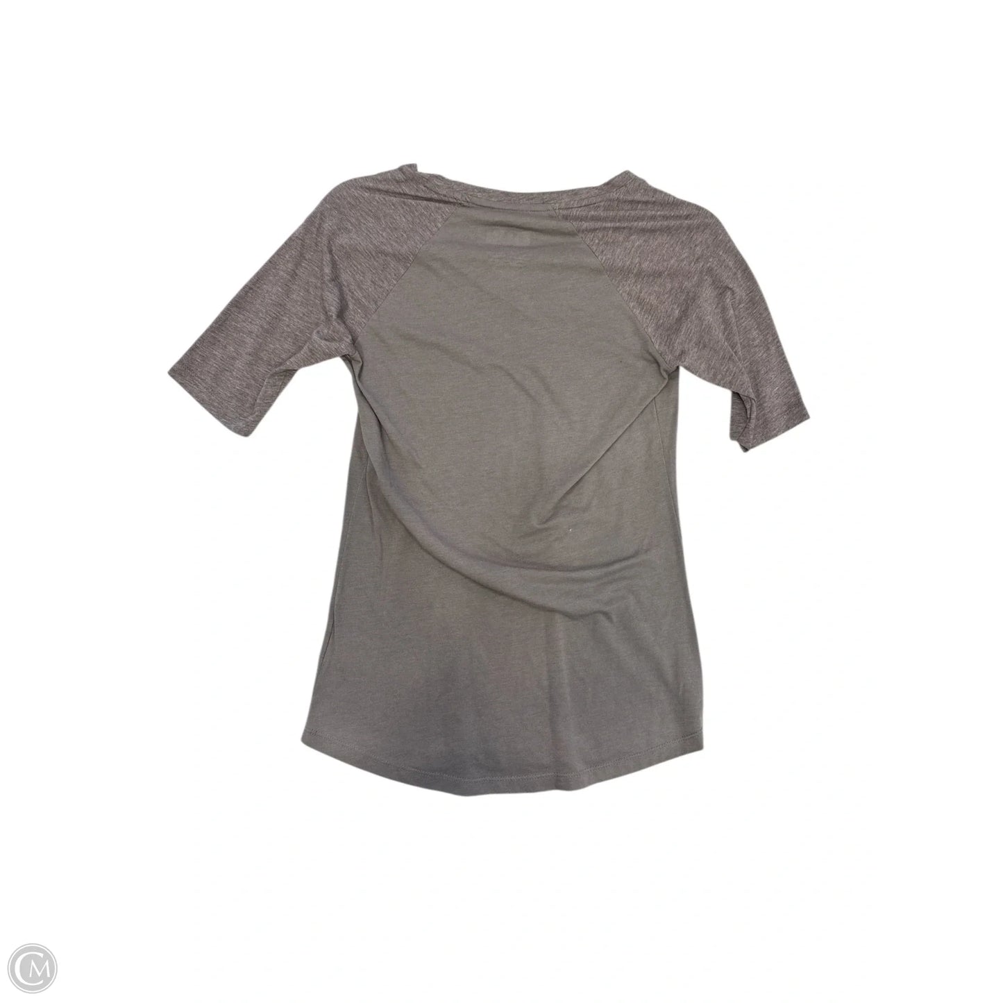 Top Short Sleeve By Nfl In Grey, Size: S