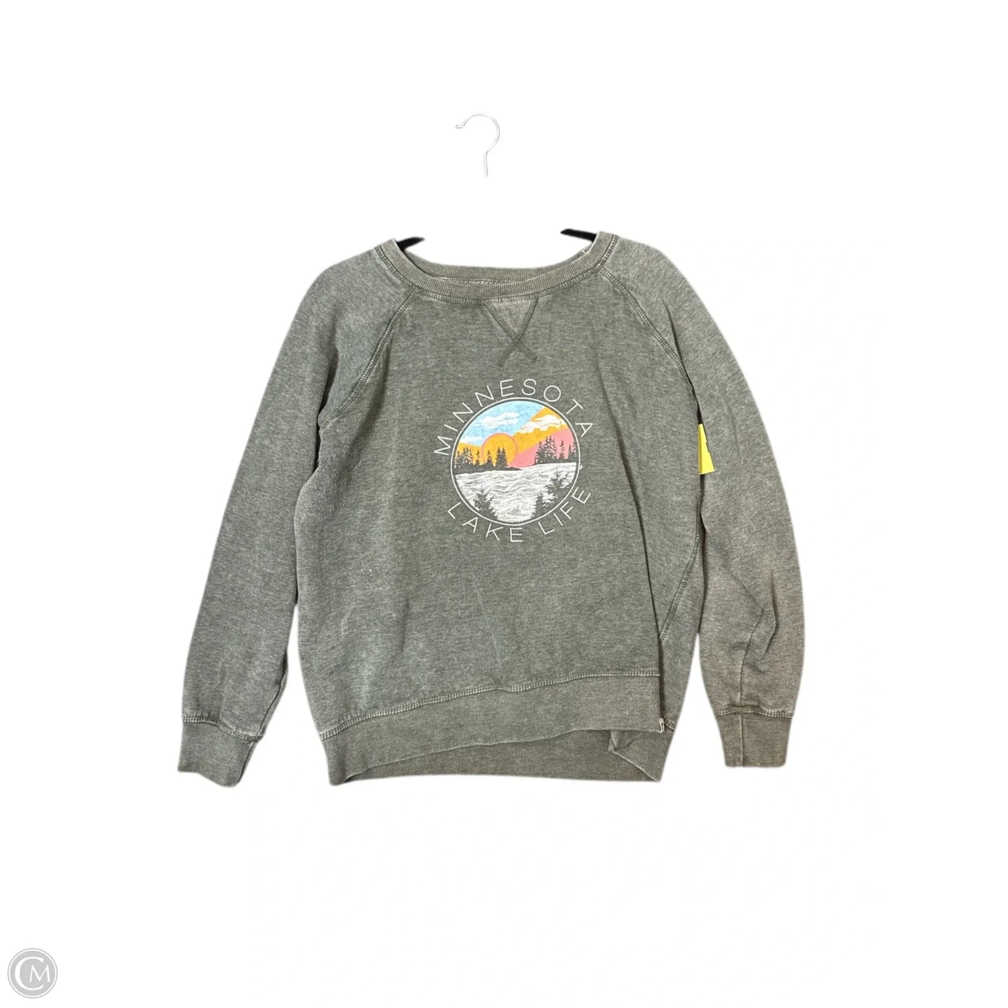 Sweatshirt Crewneck By Blue 84 In Green, Size: L