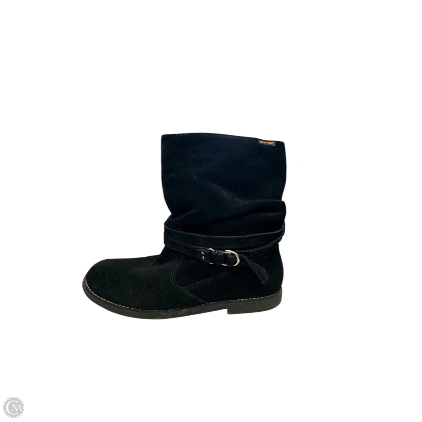 Boots Mid-calf Flats By Rocket Dogs In Black, Size: 8.5