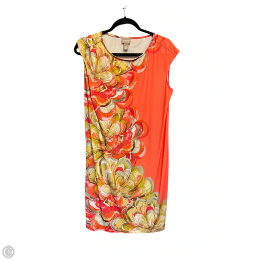 Dress Casual Midi By Chicos In Multi-colored, Size: M