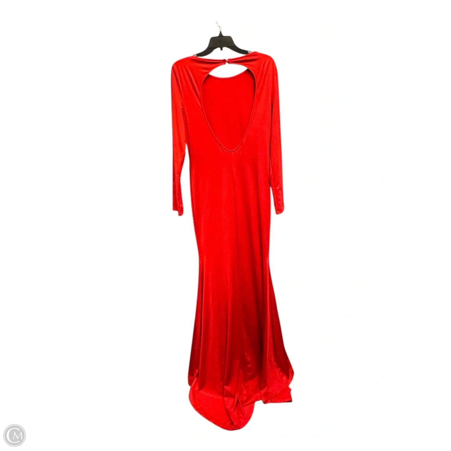 Dress Party Long By Clothes Mentor In Red, Size: Xl