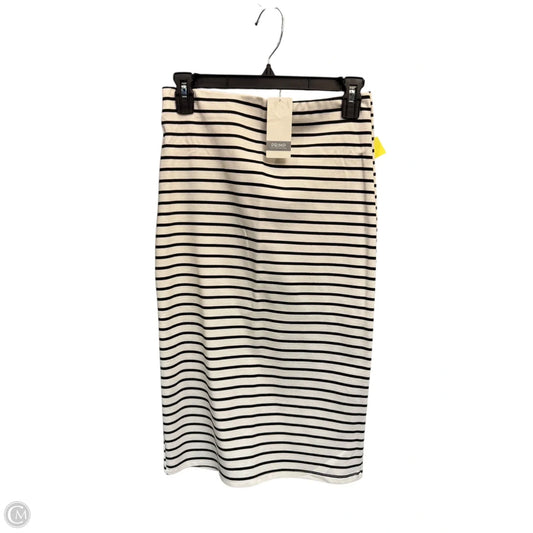 Skirt Midi By Wishlist In Striped Pattern, Size: L