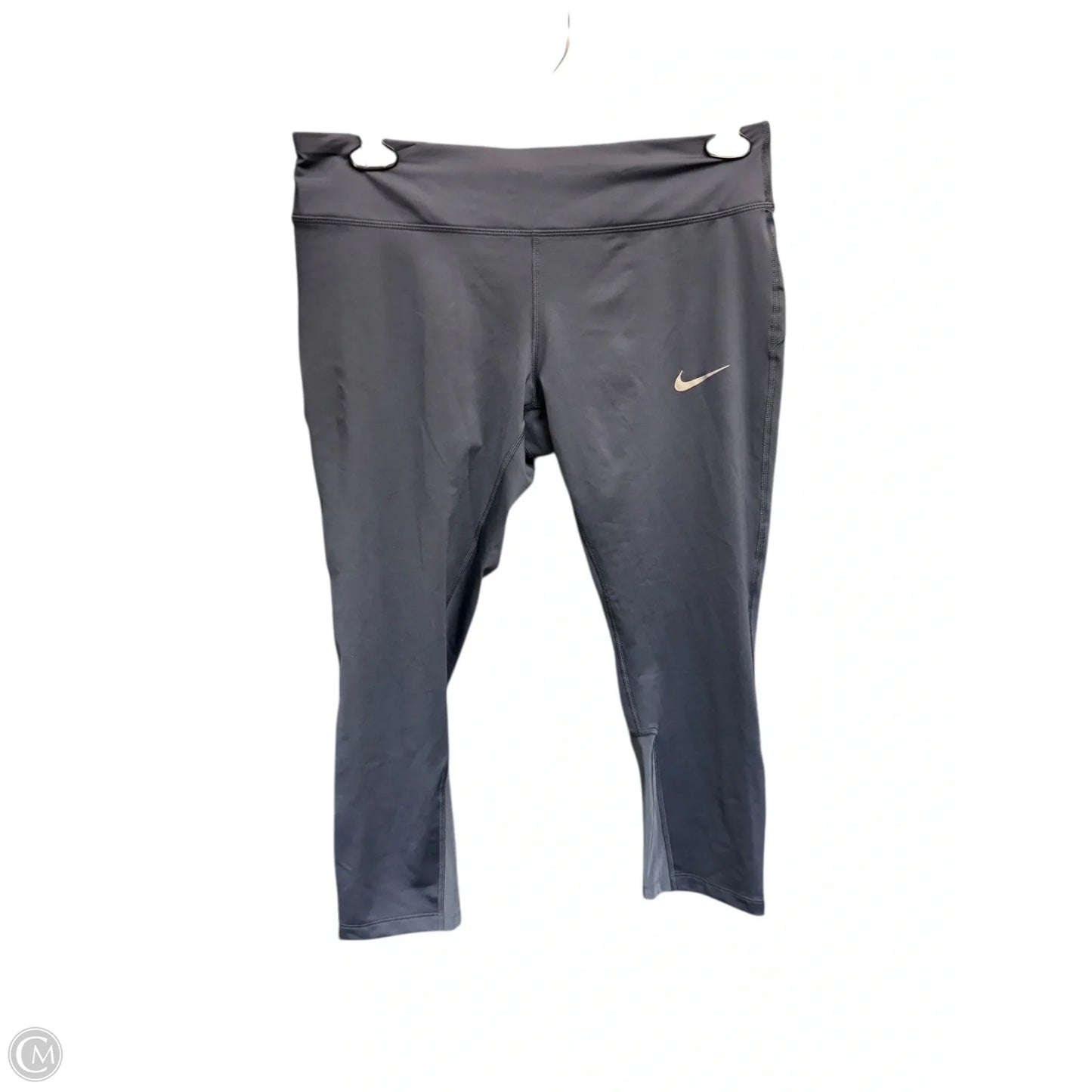 Athletic Capris By Nike Apparel In Grey, Size: Xl