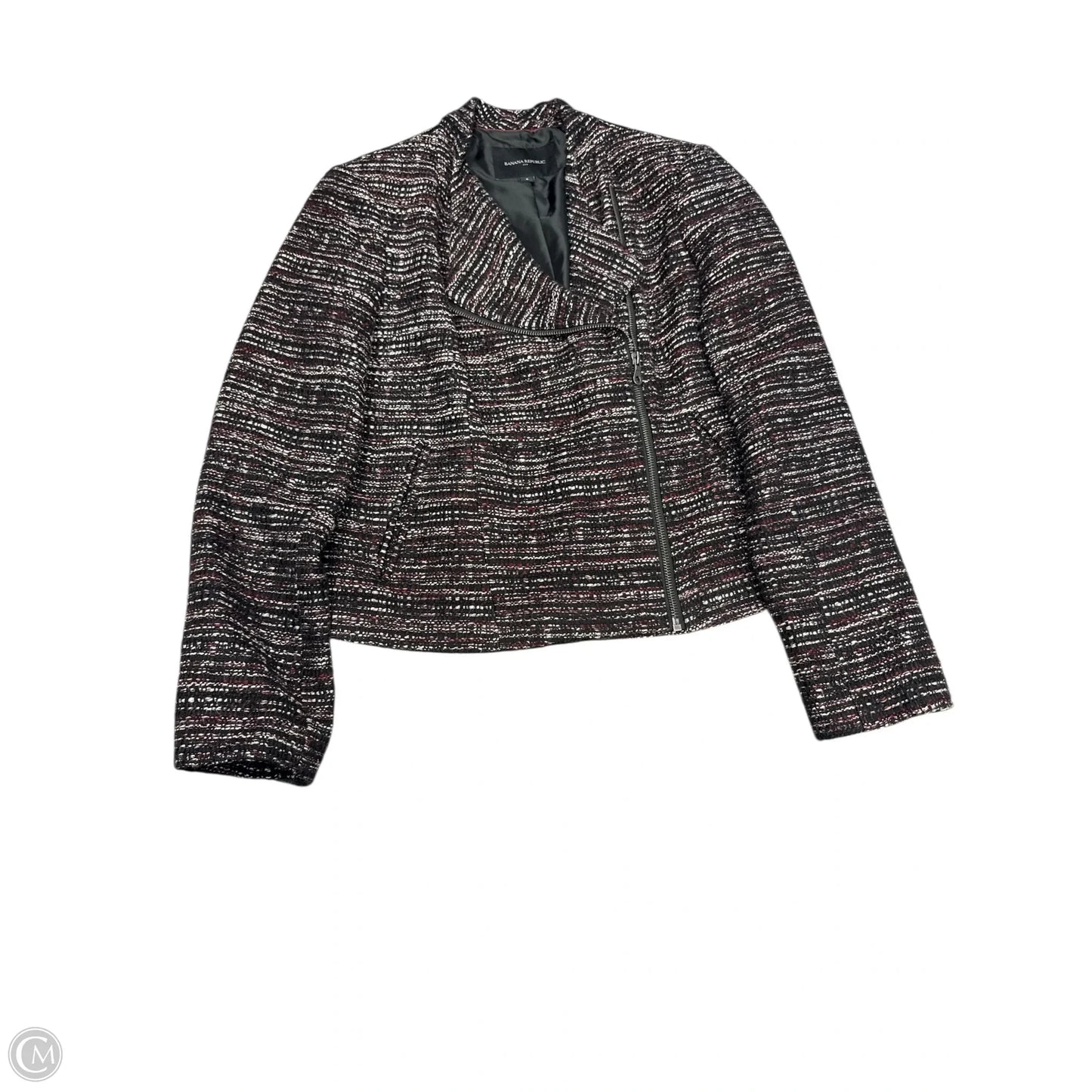 Blazer By Banana Republic In Black & Pink, Size: 8